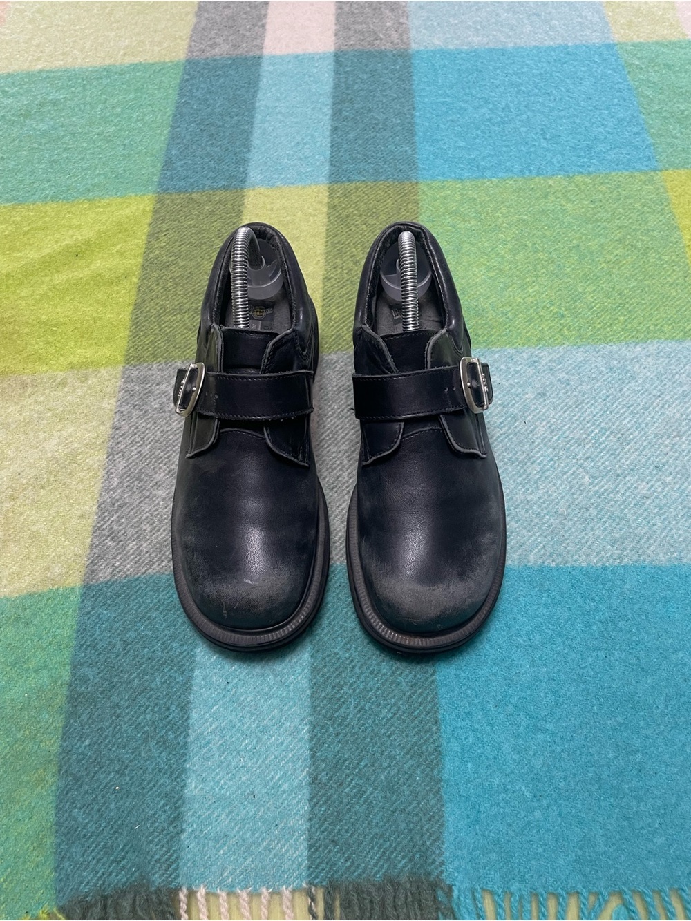 Dr. Martens Made in England Vintage Monk Strap Oxfords 9387 Mens